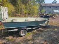 14 foot starcraft aluminum  boat for sale.  Asking price $500.00