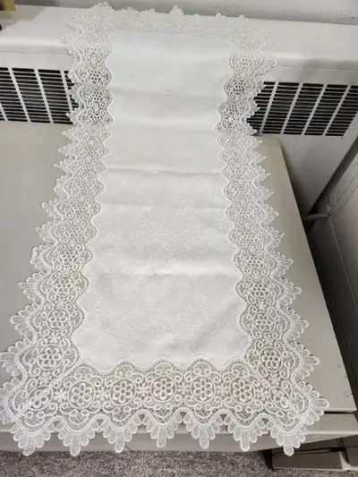 Vintage Dresser Scarf or Table Runner, View more