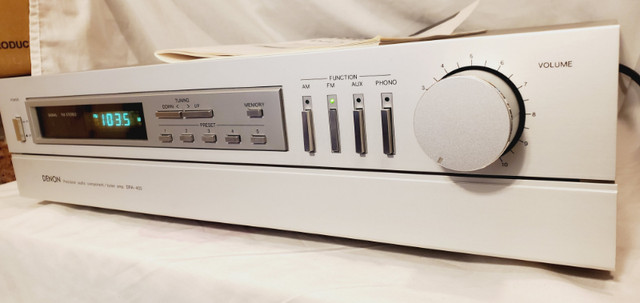 Denon DRA-400 Precision Audio Component Tuner Amplifier in Stereo Systems & Home Theatre in Mississauga / Peel Region - Image 3