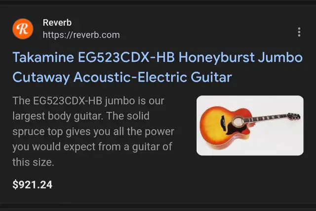 Gorgeous Takamine Jumbo acoustic electric guitar *Mint in Guitars in Calgary - Image 9