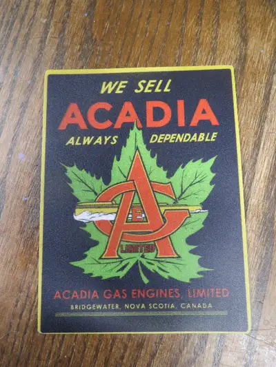 3"x4" vinyl all weather stickers. $10 each includes shipping via Canada Post letter mail. E-transfer...