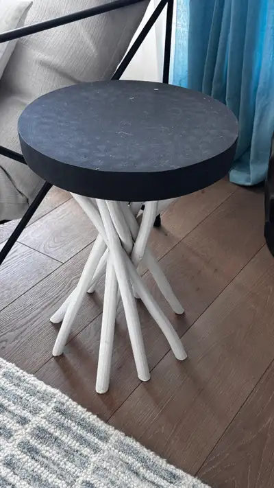 Black and white side table , View more