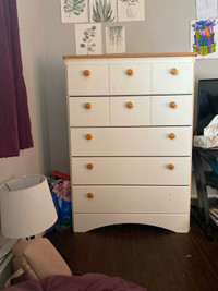 white dresser