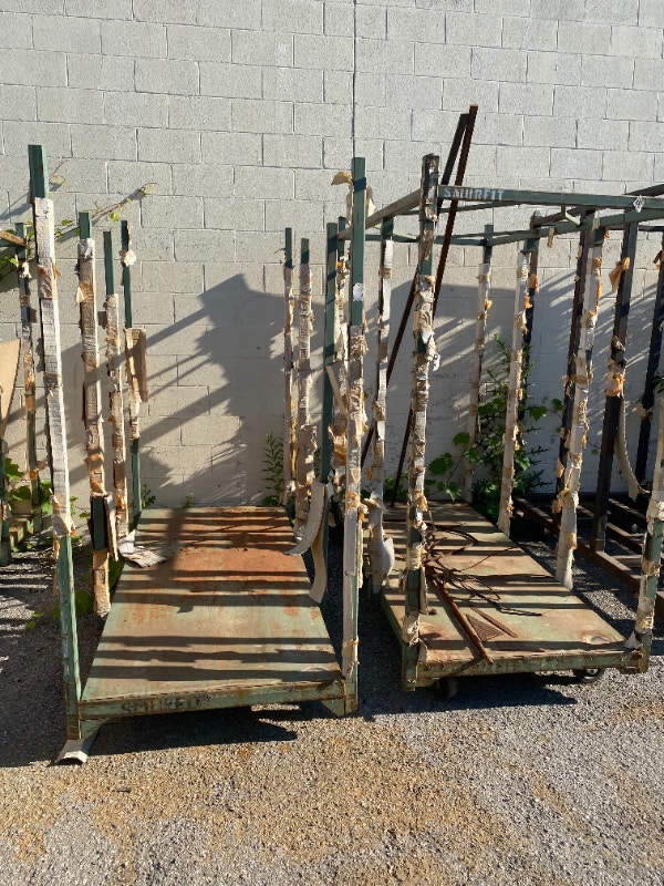 Heavy duty storage carts on wheels Tool Storage & Benches City of