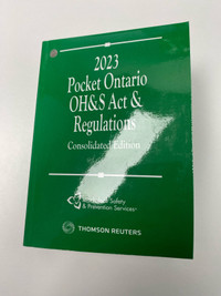 Pocket OH and S Act and Regulation 2023 (Consolidated Edition)