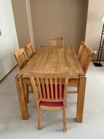 Dining Table with 6 Chairs, View more