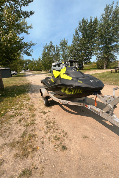 Stock 2023 Seadoo Spark Trixx 2up with 8 hrs on it and 2024 Triton aluminum trailer in great shape....