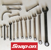 Snap-on Wrenches - Assorted Sizes and Types