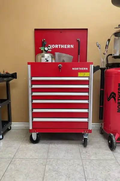 Rolling Tool Chest, 6-Drawer Lockable Tool Cabinet 27*17.5*36 in, View more