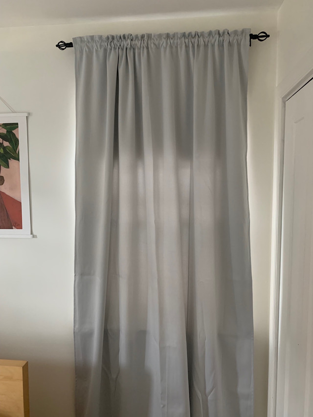 Grey curtains  in Window Treatments in Barrie - Image 4