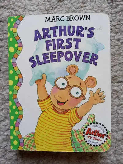 Arthur's First Sleepover Board Book by Marc Brown 1999 , View more