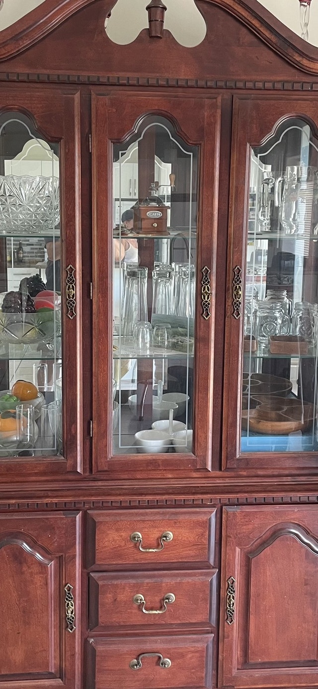 Vintage/ Antique china upper and lower sections Hutches & Display