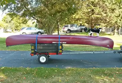 16 footer Nova Craft canoe that has been happily used on many backcountry trips. It is made of the l...