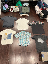 18 Boys/Mens shirts H&M, Spencer’s, Misc