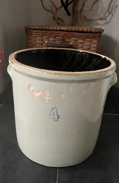JAS W FOLEY & CO POTTERY Very heavy, perfect farmhouse style decor. Go for a lot more on EBay and Et...