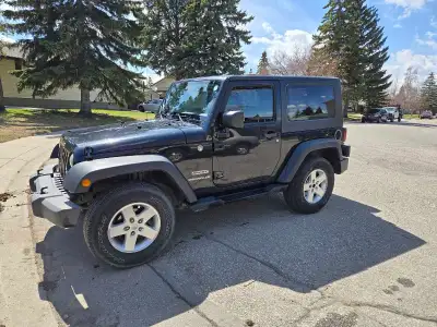 Enjoy this summer with a new to you Jeep! - 2 door removable hard top - 3.8 L V-6 with 6 spd manual...