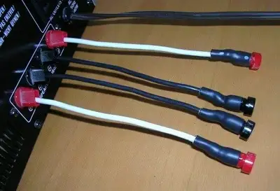 New Postal code is H9R 6B9, Pointe-Claire. Power amp/speaker Banana Jack adapters, 14 AWG(OFC). New...