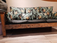 Hardwood sofa