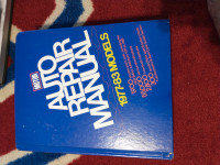 MOTOR AUTO REPAIR MANUAL 1977-83 MODELS