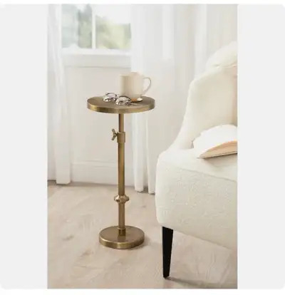 Hansjochen Sunburst Adjustable Accent End Table, View more