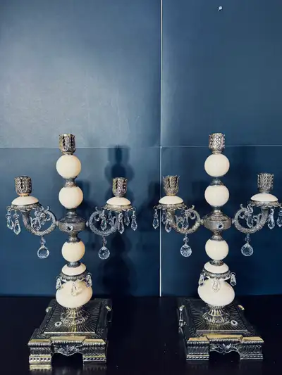 Antique Candelabra Set, View more