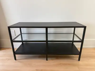 IKEA VITTSJO media stand / shelf unit, View more