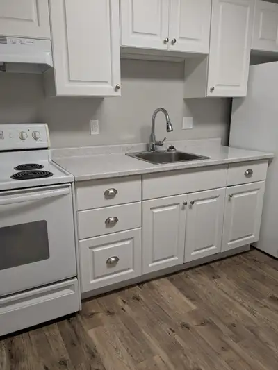 Well-maintained bachelor apartment located in a quiet, third-floor walk-up building (no elevator). S...