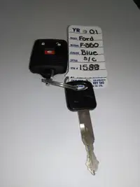 Spare 2001 Ford F350 Super Cab Key Fob and Key