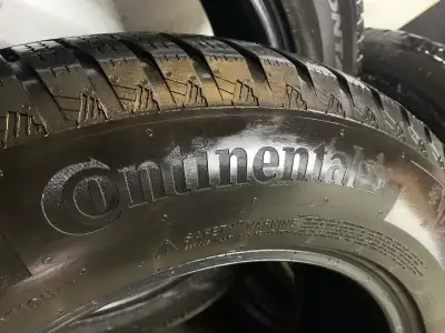 set of four used Continental SUV winter tires. They are off rim and in good condition. Good quality...