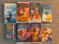 VHS Tapes and DVDs