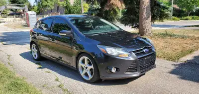 2014 Ford Focus Titanium Hatch - No accidents - Black colour - 4th Owner - Have a Carfax - About 197...