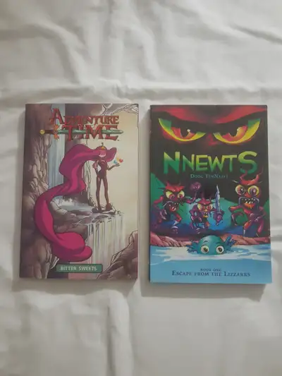 Graphic novels: Newts  book #1 & Adventure Time (Bitter Sweets), View more