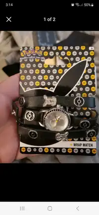 NWT Pokémon Pikachu wrap watch