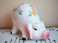 Vintage Giant Japanese Piggy Bank (Please Read Ad)