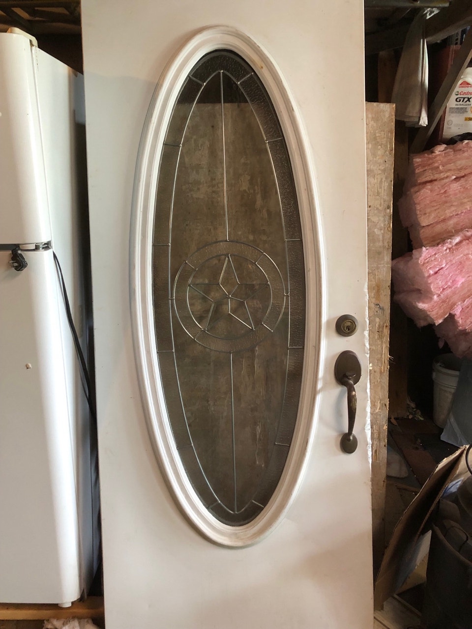 32 x 80 steel door brass on latch excellent window | Windows, Doors ...