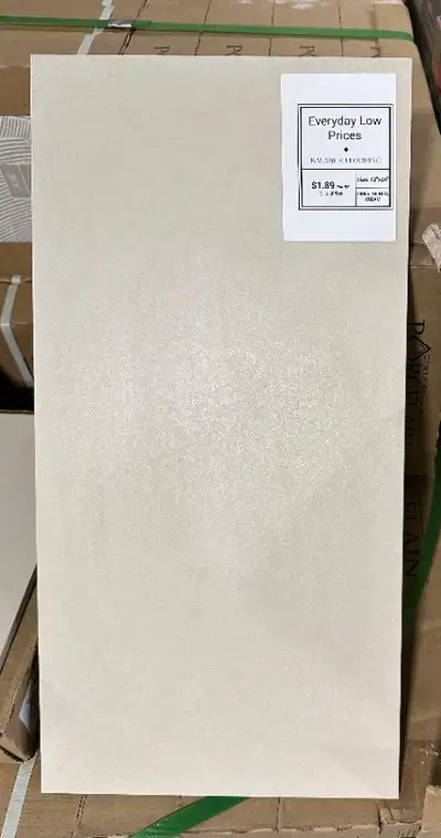 ON SALE $1.89 PER SQFT 12X24 UM05 INFINITE CREAM, View more