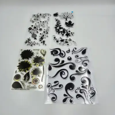 Clear Stamp Lot Fall Swirls Autumn Sunflowers And Dies Sunny Stu, View more