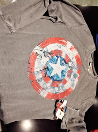 Marvel Captain America Sweatshirt(Brand new, mens size L)