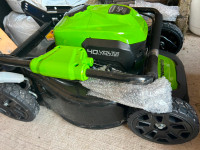 Brand New Greenworks 40-Volt Cordless  Lawn Mower with Lithium
