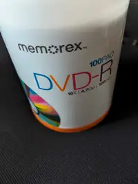 Memorex DVD - R 16x 4.7GB 100 Pack Spindle 