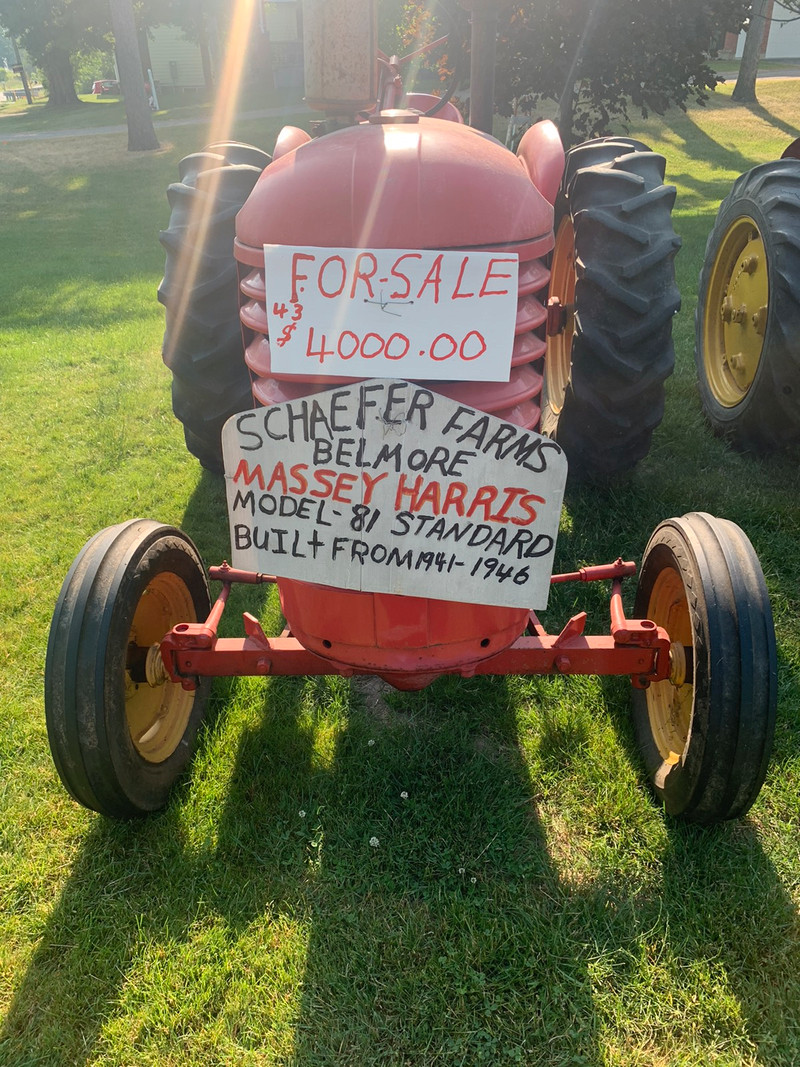 FOR SALE Massey Harris Model 81 Standard Tractor Other Owen Sound
