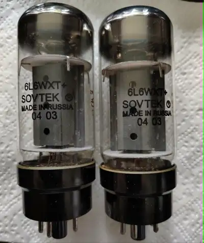 NEW Sovtek 6L6WXT+ Power Amp Tube – Matched Pair, View more