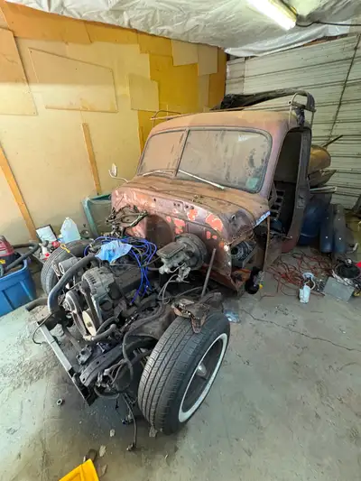 1950 Chevy Pick up - project restoration vehicle to continue. Not completed or road ready. Need to b...