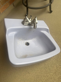 Vintage Lavender Wall Mount Sink