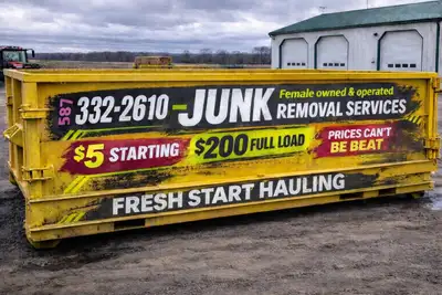 FRESH START HAULING. STARTING AT $5 AND FULL LOAD COSTS $200, View more