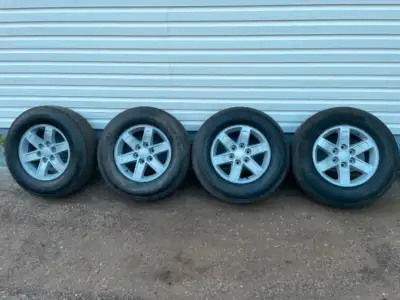 Set of Firestone Transforce HT LT 245/75/17 on 6x5.5 and 6x139.7 bolts pattern fit GMC Sierra and Ch...