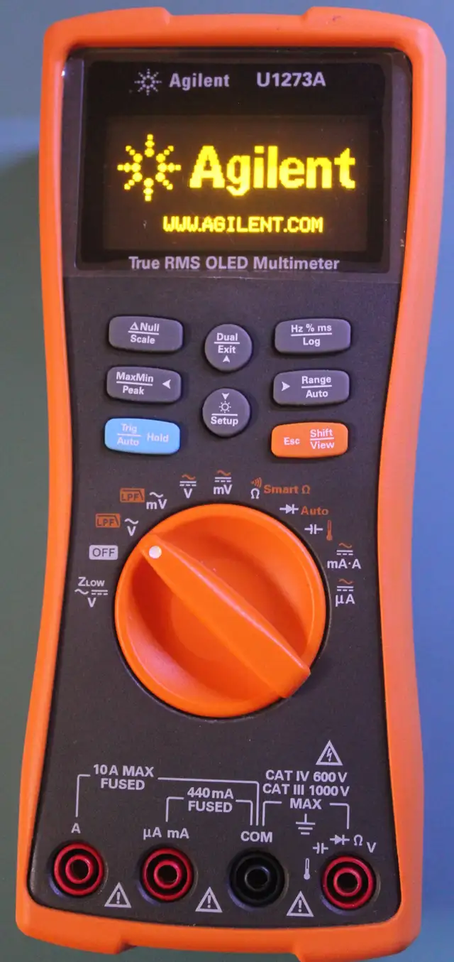 Agilent U1273A multimeter with OLED display | General Electronics ...