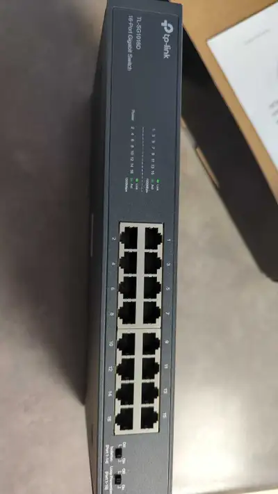 Tp-Link 16 port Gig Switch SG1016D, View more