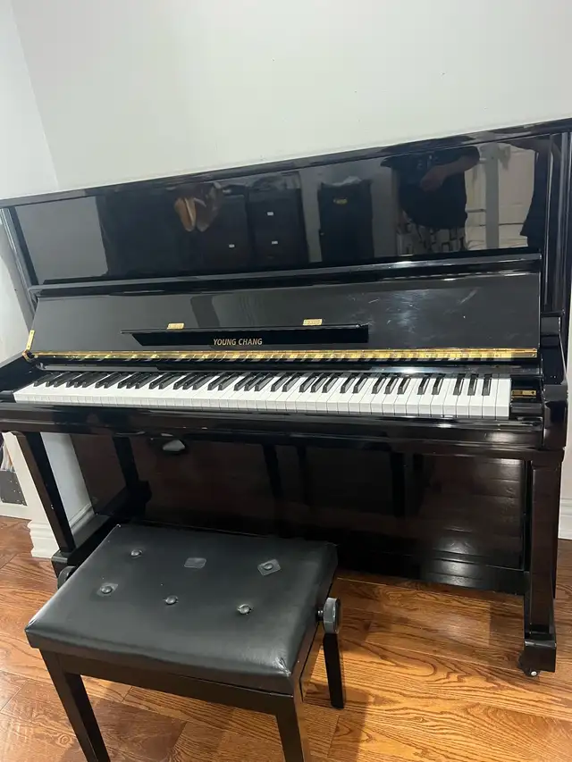 48” Professional Upright Piano – Young Chang – Original Owner in Pianos & Keyboards in City of Toronto - Image 8