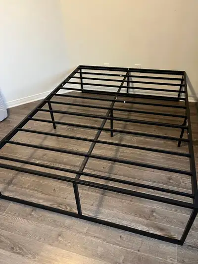 Selling a double bed frame. Like new. Selling because I am purchasing a bigger bed. Asking $150. Mus...